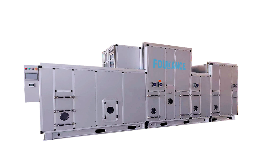 T&lt;25.C/RH&lt;1% Air Deumidificatore a batteria agli ioni di litio con flusso d'aria di 10000m3/h e punto di rugiada &lt;-40.C